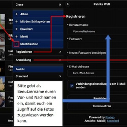 Anmeldung mit Smartphone